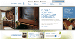 Desktop Screenshot of homecrestcabinetry.com